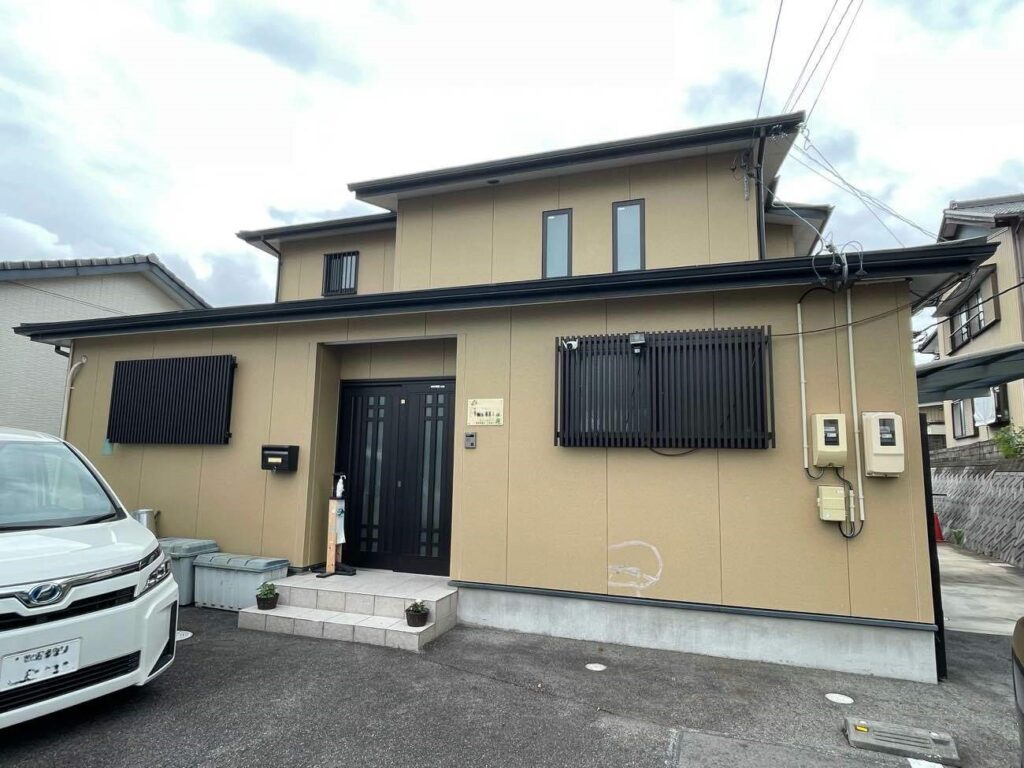 豊田市｜くすみのある黄緑色｜外壁塗装｜屋根塗装